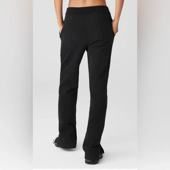 Alo High-Waist Straight Leg Slit Sweatpant - Picture 3 of 16